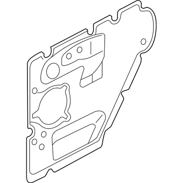 55235895AK Mopar Rear Door Shield Illustration 1 of 1