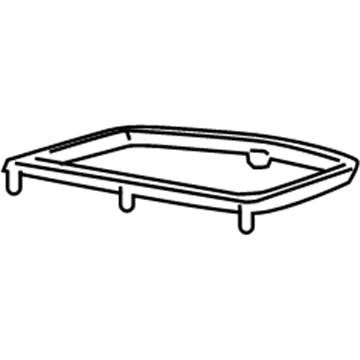 68067765AA Mopar Cup Holder Bezel Illustration 1 of 1