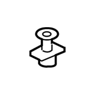 5156136AA Mopar STOP/BUMPER-Hood Illustration 1 of 1