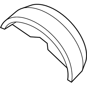 55078072AD Mopar Splash Shield Illustration 1 of 1