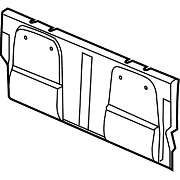 Mopar 5KR021J8AB BOLSTER-Cab Back 5KR021J8AB Mopar BOLSTER-Cab Back Illustration 1 of 1