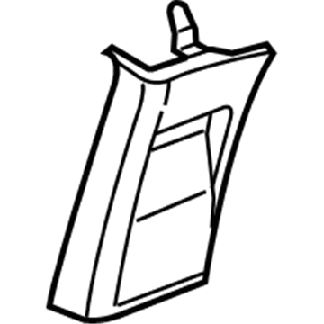 5HP49ZJ8AA Mopar C Pillar Panel Illustration 1 of 1