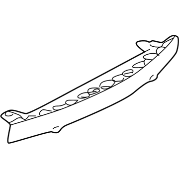 Mopar MR557943 REINFMNT-Bumper MR557943 Mopar REINFMNT-Bumper Illustration 1 of 1