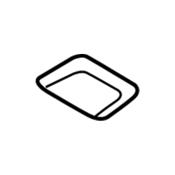 Mopar 5018937AA Floor Console Mat 5018937AA Mopar Floor Console Mat Illustration 1 of 1