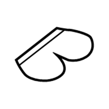 Mopar 5018898AA Floor Console Mat 5018898AA Mopar Floor Console Mat Illustration 1 of 1