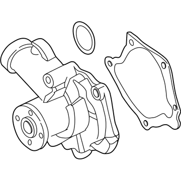 MD976464 Mopar Water Pump Kit Illustration 1 of 1