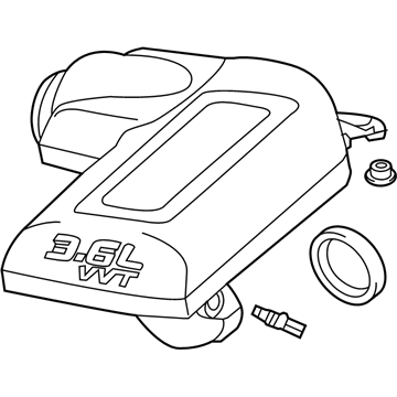 68089052AD Mopar Air Cleaner Resonator Illustration 1 of 1