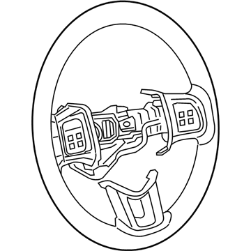 Dodge Durango Steering Wheel - 1UE121TWAB