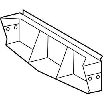 5135363AA Mopar BAFFLE-Radiator Air Illustration 1 of 1