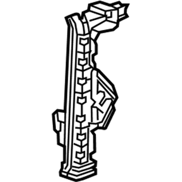 68170252AA Mopar Rear Door Glass Channel Illustration 1 of 1