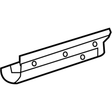 68008717AA Mopar Side Panel Reinforcement Illustration 1 of 1
