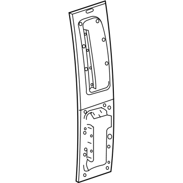 68008705AA Mopar Panel-Side Inner Illustration 1 of 1