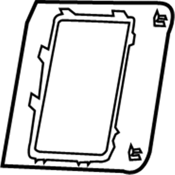 1YW02DX9AB Mopar Seat Back Bezel Illustration 1 of 1