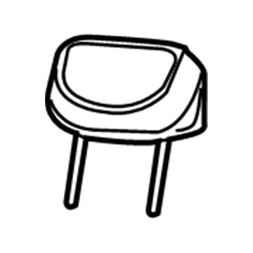 Mopar 1UK941L2AB Rear Headrest 1UK941L2AB Mopar Rear Headrest Illustration 1 of 1
