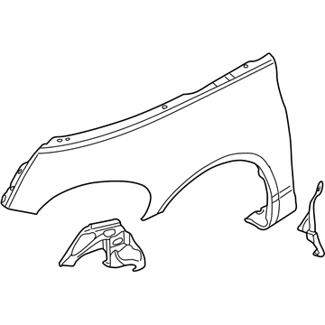 2007 Chrysler PT Cruiser Fender - 5015484AF