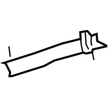 Mopar 4809605AB Hose-CANISTER To NVLD 4809605AB Mopar Hose-CANISTER To NVLD Illustration 1 of 1