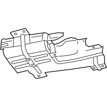 4809603AC Mopar Vapor Canister Bracket Illustration 1 of 1