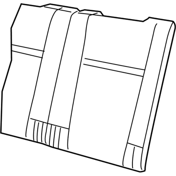 1UN32DX9AA Mopar Rear Seat Back Cover Illustration 1 of 1