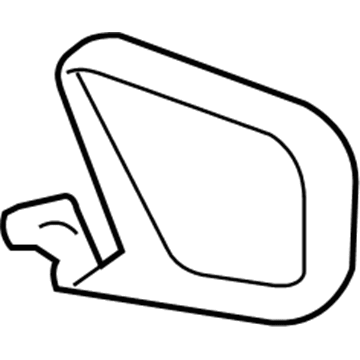 Mopar 5020836AA SPACER-LIFTGATE Glass 5020836AA Mopar SPACER-LIFTGATE Glass Illustration 1 of 1