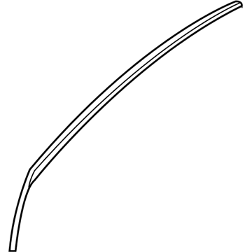 5020498AA Mopar Molding-Front Door Closeout Illustration 1 of 1