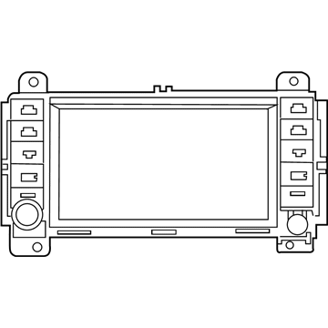 5064725AE Mopar Radio-AM / FM / CD / DVD / HDD / NAV Illustration 1 of 1