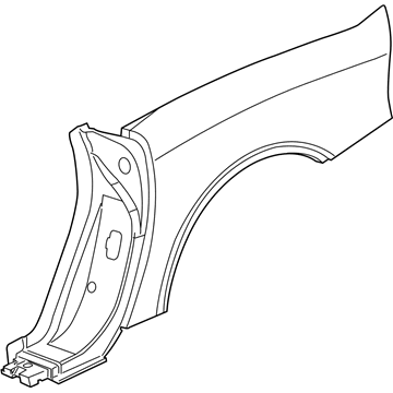 68195691AE Mopar Quarter Panel Illustration 1 of 1