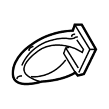 68096344AD Mopar Cup-Fuel Door Mounting Illustration 1 of 1