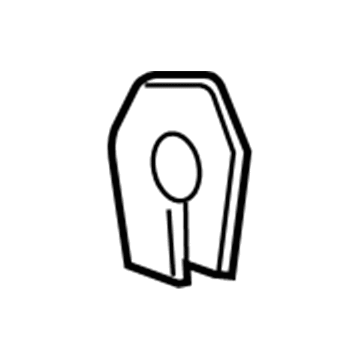 68161561AA Mopar Clip-Grille Illustration 1 of 1