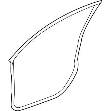 Mopar 5074513AA Front Door Mounted Weatherstrip 5074513AA Mopar Front Door Mounted Weatherstrip Illustration 1 of 1