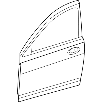 5074514AG Mopar Front Door Illustration 1 of 1