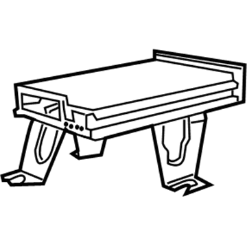 Mopar 5064981AM Amplifier 5064981AM Mopar Amplifier Illustration 1 of 1