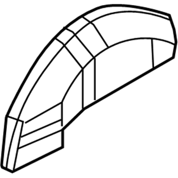 5115160AA Mopar Wheelhouse Inner Panel Illustration 1 of 1