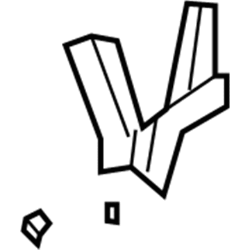 5160144AD Mopar REINFMNT-Quarter Panel Belt Bar Illustration 1 of 1