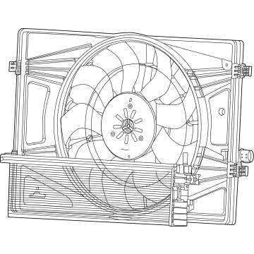 Ram ProMaster EV Fan Blade - 68536226AB
