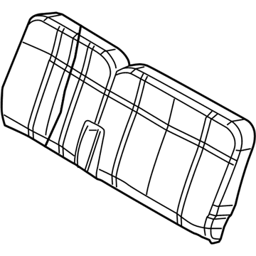 1JU371J3AA Mopar Rear Seat Back Illustration 1 of 1