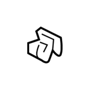 55056423AA Mopar Clip-SHROUD Illustration 1 of 1