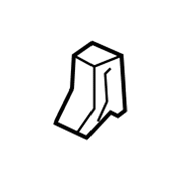 Mopar 52029082AB Clip-SHROUD 52029082AB Mopar Clip-SHROUD Illustration 1 of 1