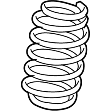 68086056AB Mopar Front Coil Spring Illustration 1 of 1