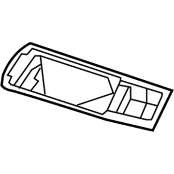 Mopar 1GP711D1AA Console Cap 1GP711D1AA Mopar Console Cap Illustration 1 of 1