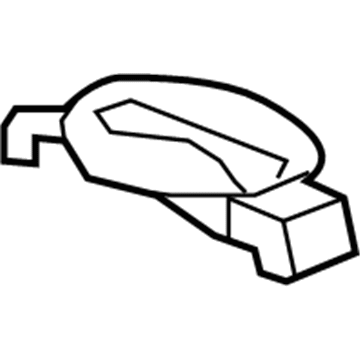 1CB48ESGAE Mopar Console Shifter Bezel Illustration 1 of 1