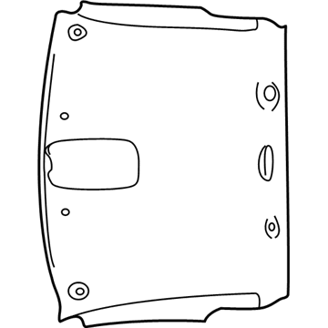 1FL07BD1AA Mopar Headliner Illustration 1 of 1