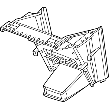 7UT76TX7AA Mopar BEZEL-MEDIA PORT Illustration 1 of 1
