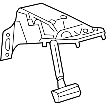 55351236AB Mopar Steering Column Bracket Illustration 1 of 1