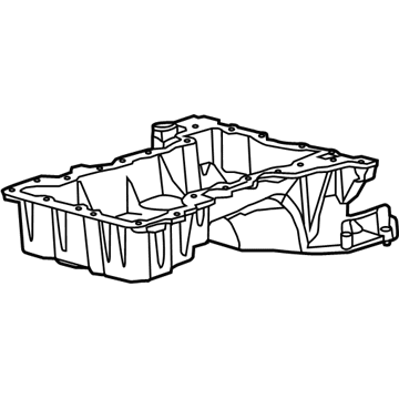 68229372AA Mopar Engine Oil Pan Illustration 1 of 1