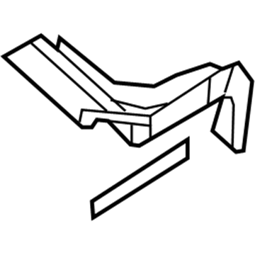 5076542AF Mopar Deck Opening Trough Illustration 1 of 1