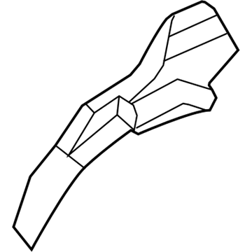 5115079AC Mopar Wheelhouse Outer Panel Illustration 1 of 1