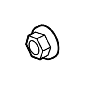 68162417AA Mopar Hexagon Flange Nut Illustration 1 of 1