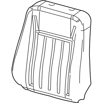 5159152AA Mopar Seat Back Foam Illustration 1 of 1