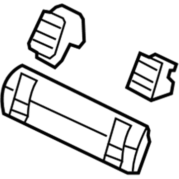 Mopar 5KQ46XDBAD Instrument Panel Bezel 5KQ46XDBAD Mopar Instrument Panel Bezel Illustration 1 of 1