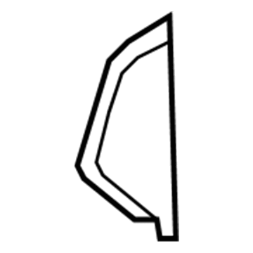 Mopar 5HY59XDBAG End Cap-Instrument Panel End 5HY59XDBAG Mopar End Cap-Instrument Panel End Illustration 1 of 1